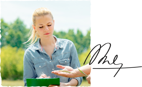 Agricultrice engagée signature