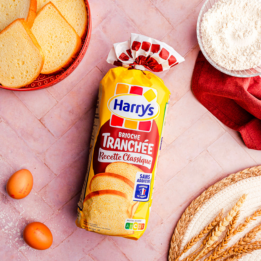 Image décorative : Photographie des produits Brioche transchée