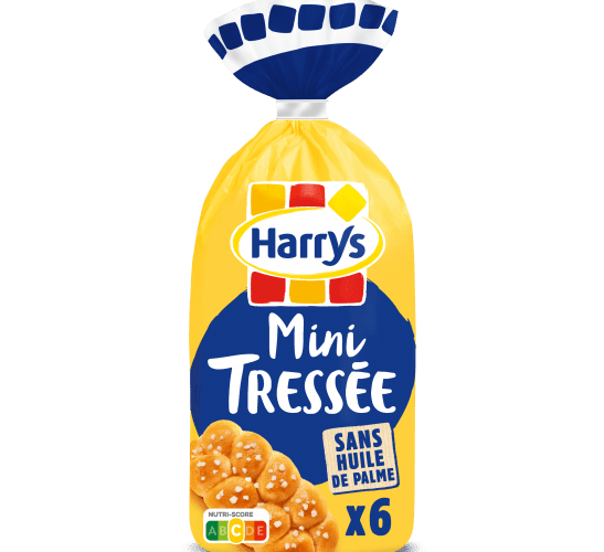 Pack Harrys Mini tressée sans huile de palme nutriscore C