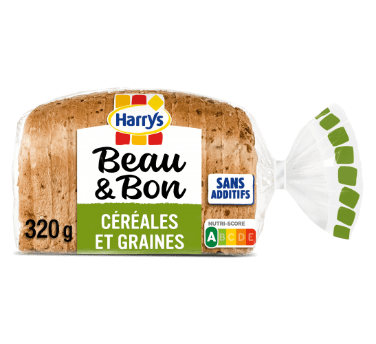Pack Harrys Beau et Bon céréales et graines sans additifs nutriscore A
