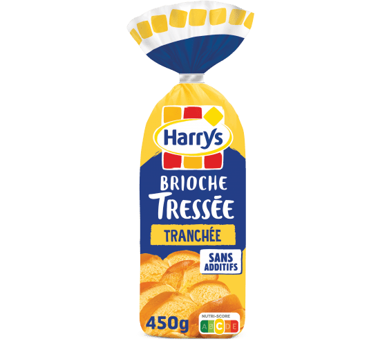 Pack Harrys Brioche tressée tranchée sans additifs nutriscore C