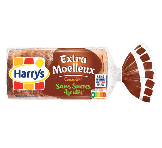 Pack Harrys Extra Moelleux Complet Sans sucres ajoutés Sans additifs nutriscore A