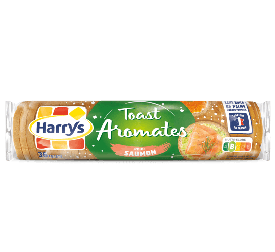 Pack Harrys Toast Aromates pour saumon sans huile de palme nutriscore B