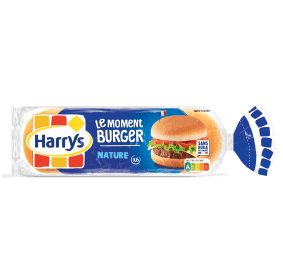 Produit associé : Pack Harrys Le moment burger Nature sans huile de palme nutriscore A