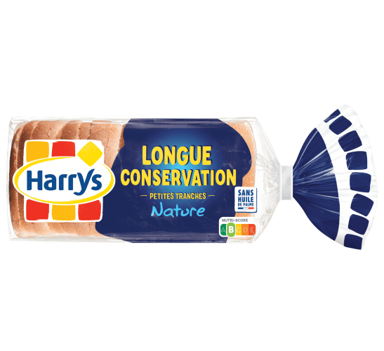Pack Harrys Longue conservation petites tranches nature sans huile de palme nutriscore B