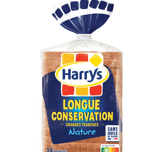 Pack Harrys Longue conservation grandes tranches nature sans huile de palme nutriscore B