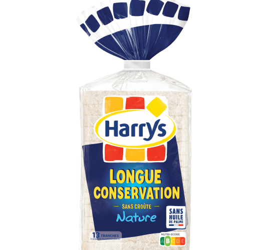 Pack Harrys Longue conservation sans croute nature sans huile de palme nutriscore B