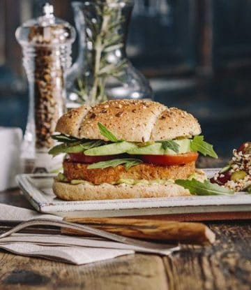 Recette Harrys Pain Burger Céréales et Graines à la Farine Complète Vegan steak de soja