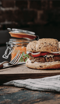 Recette Harrys le moment burger céréales et graines Burger Auvergnat