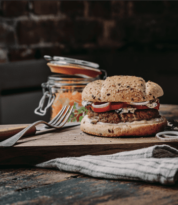 Recette Harrys le moment burger céréales et graines Burger Auvergnat