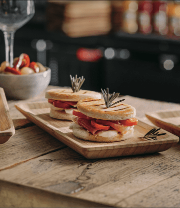 Recette Harrys 100% Mie nature Mini croque Jambon, Tomate & mozzarella