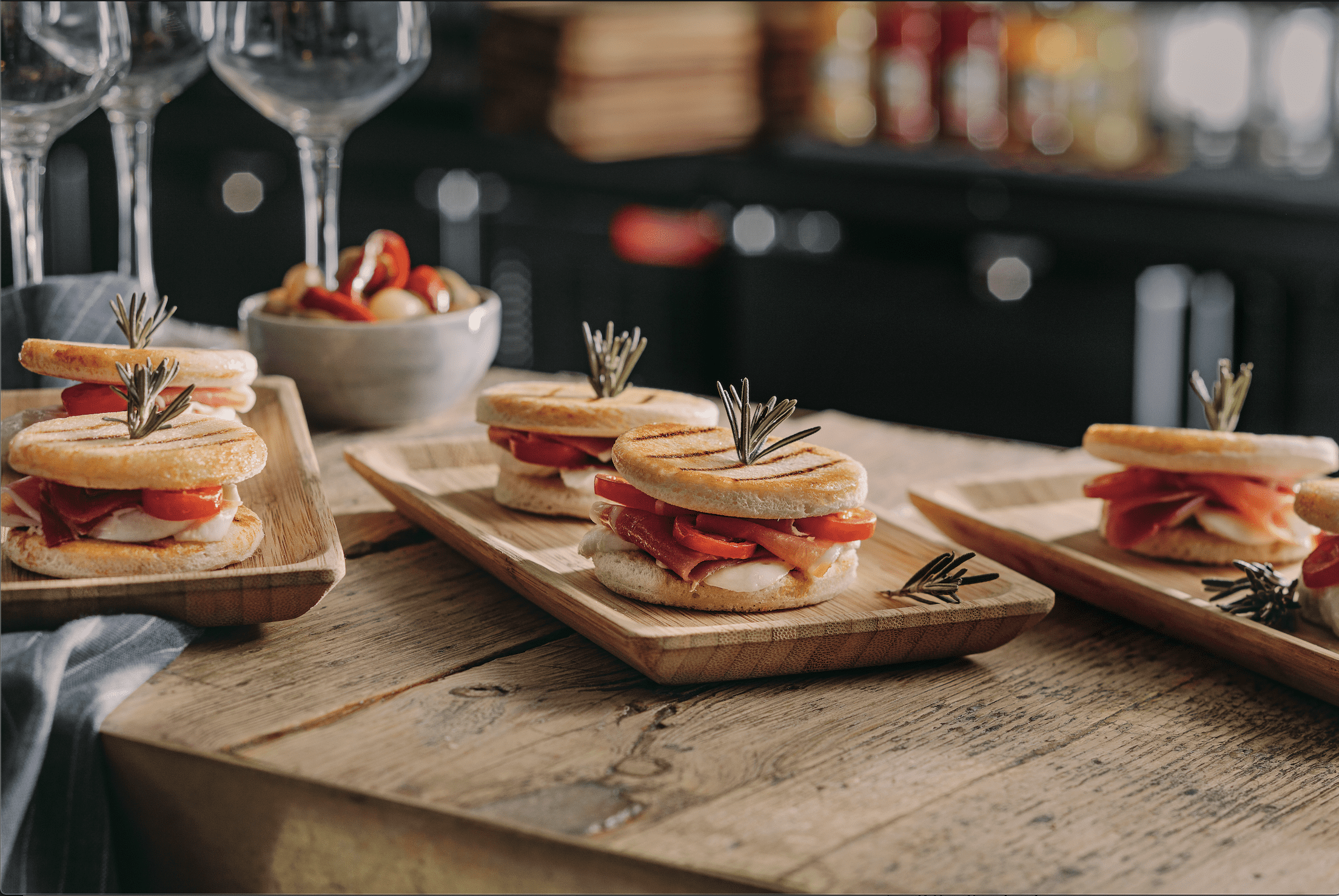 Recette Harrys 100% Mie nature Mini croque Jambon, Tomate & mozzarella
