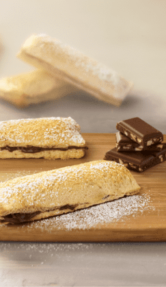 Recette Harrys Brioche tranchée nature Chaussons au chocolat