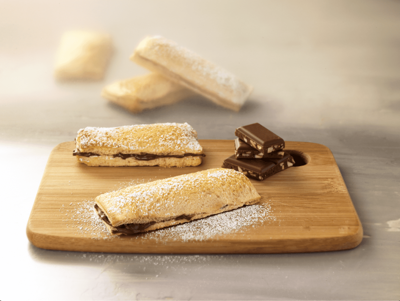 Recette Harrys Brioche tranchée nature Chaussons au chocolat