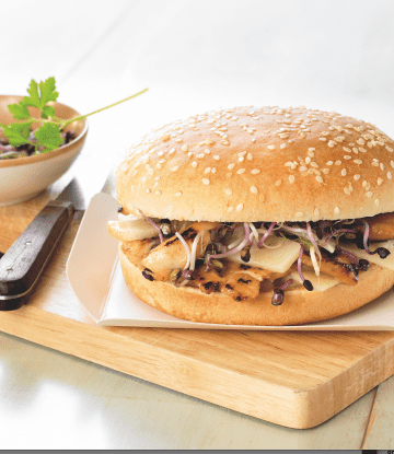 Recette Harrys le moment burger sésam poulet teriyaki