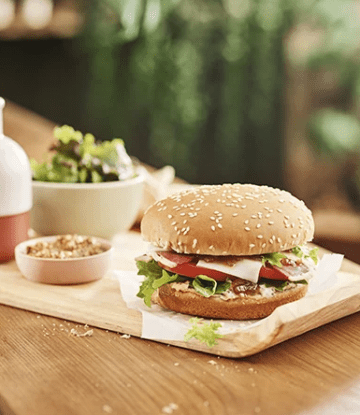 Recette Harrys Le moment burger sésam Burger Basque magret de canard et fromage de brebis