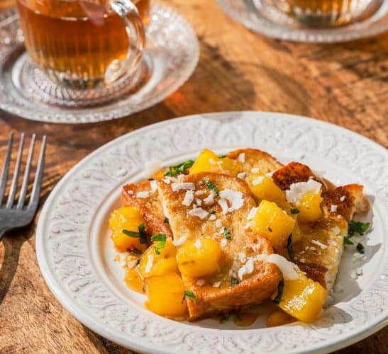Recette Harrys Pain tressé semi complet perdu à l'ananas et à la noix de coco