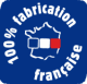 PNG Logo 100% Fabrication française 150 x 150