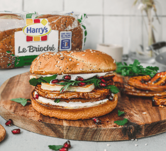Recette Harrys burger le brioché d'automne 100% Veggie