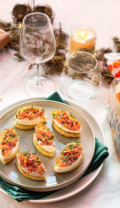 Recette Harrys Calissons salés 100% Mie Brioché à la truite fumée