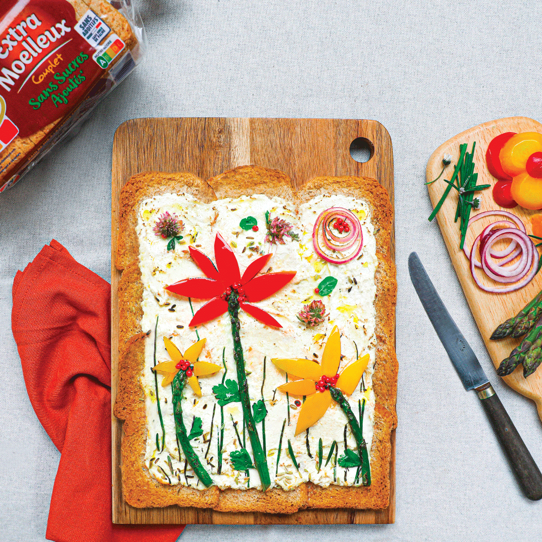 Recette Harrys tarte fine fleurie extra moelleux complet