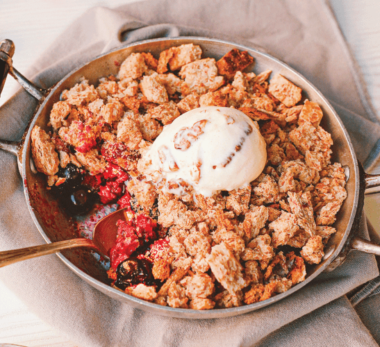 Recette Harrys crumble anti-gaspi pain de mie