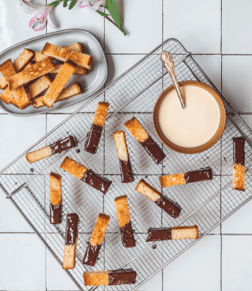 Recette Harrys frites sucrées brioche tressée fleur d'orangers