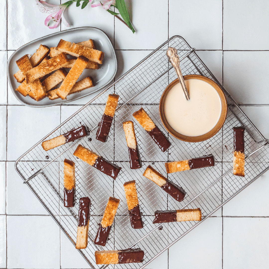 Recette Harrys frites sucrées brioche tressée fleur d'orangers