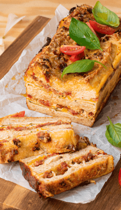 Recette Harrys cake aux légumes 100% mie