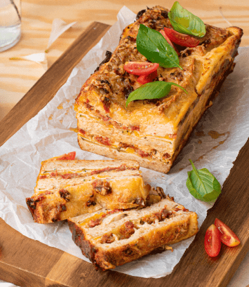Recette Harrys cake aux légumes 100% mie