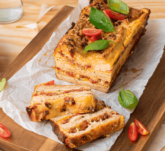 Recette Harrys cake aux légumes 100% mie